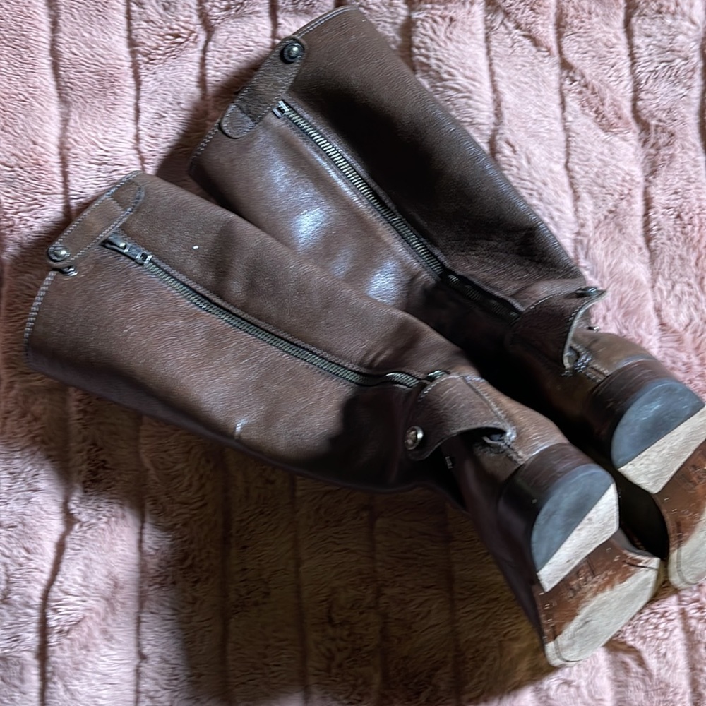 Frye Olive Green Riding Boots - Picture 10 of 11